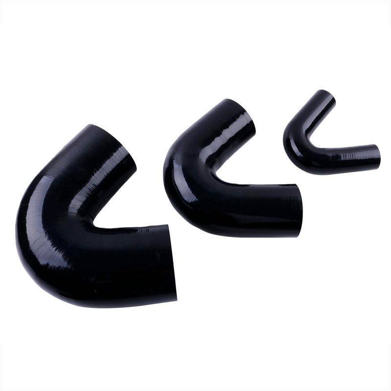 ZAP Performance 135 Degree ID 2"(51mm) Elbow Silicone Hose Intake Intercooler Coupler 2" inch Pipe,Length 102mm One Leg,4-Ply Thickness 5.4 mm - Image 5